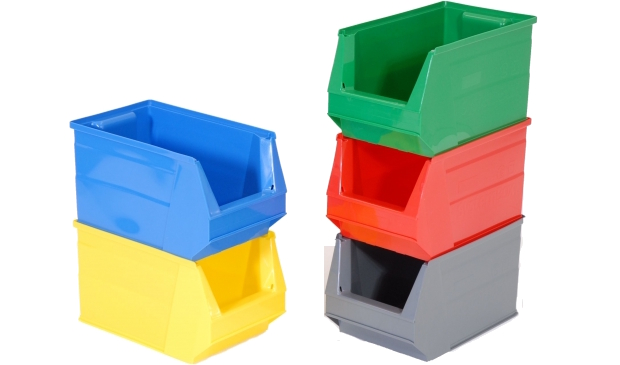 Bac à bec plastique pour le rangement de pièces