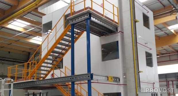 Mezzanine industrielle & ERP, plateforme de stockage
