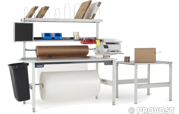 Plan de travail et poste d'atelier